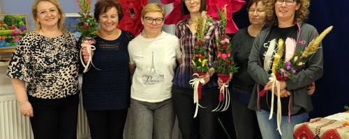 Fotorelacja - Czwartkowe spotkanie rękodzielnicze - Tworzenie Palm Wielkanocnych