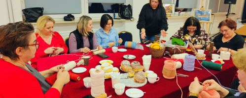 Fotorelacja - Spotkania i warsztaty rękodzielnicze 12.02.2026r dla dorosłych.